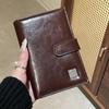 Purse PU Passport Bag Card Holder Storage Card Bag Portable Passport Clip  Men