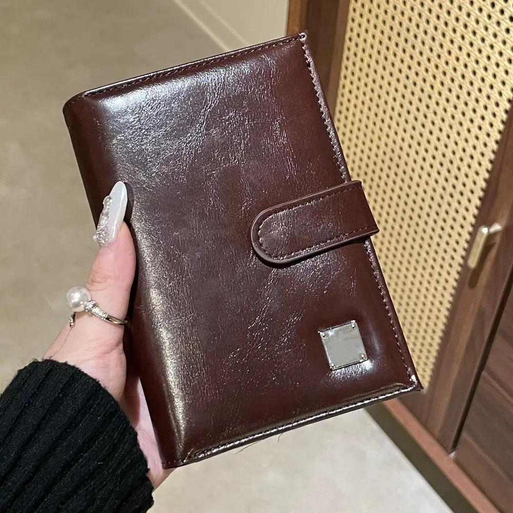 Purse PU Passport Bag Card Holder Storage Card Bag Portable Passport Clip  Men