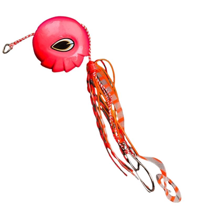 Sliding Kabura Jig for Snapper Fishing Accessories Kabura Jig Head with Hook Artificial Jigging Fishing Lure Baits
