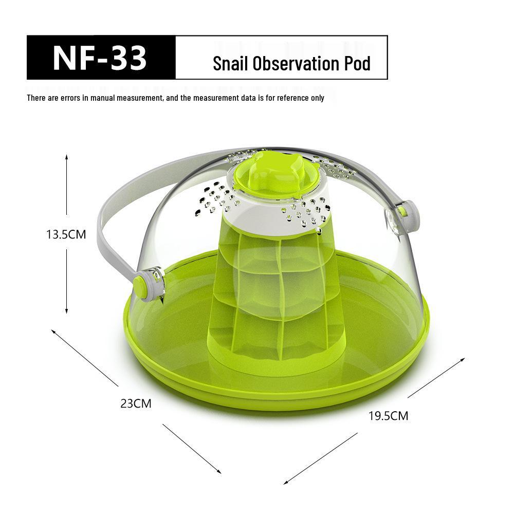 Nomo Educational Silkworm & Snail Habitat Kit with Rearing Box and Winnowing Basket