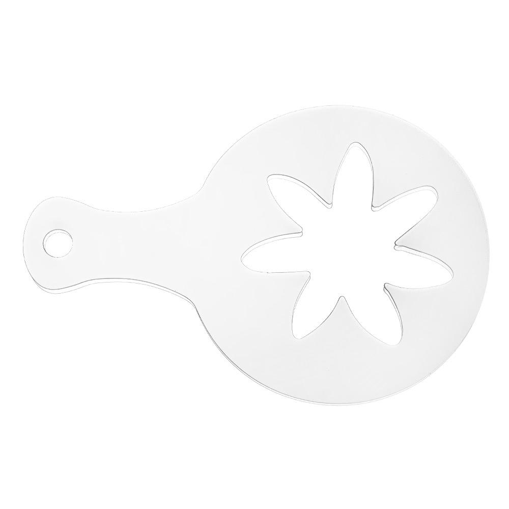 16pcs DIY Cake Latte Cappuccino Foam Tool Decorating Coffee Art Stencils