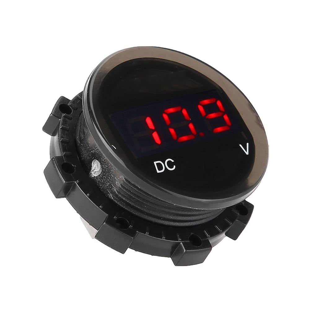 Modified Motorcycle Voltmeter LED Digital Display Voltage Volt Gauge Panel Meter