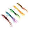 5pcs Lifelike Octopus Bait Portable Colorful Squid Hard Fishing Lures Swimbait for Saltwater Freshwater