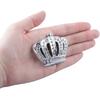 2X Bling Crown Crystal Diamond Crown Emblems Stickers Decals Decoration, Car Side Rear Trunk Emblem Universal Exterior & Interior Car Accessories for