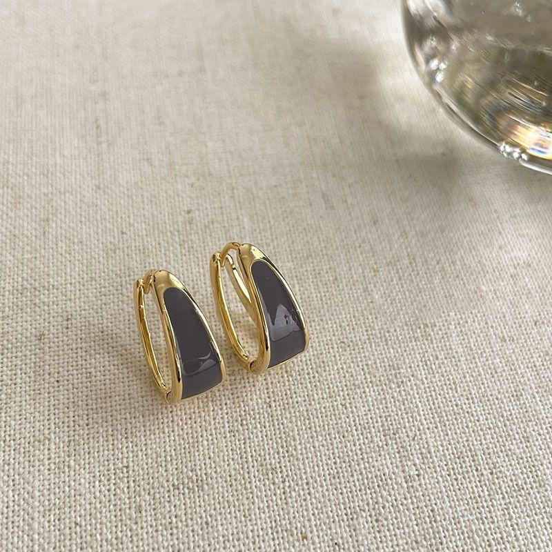 Simple Earrings For Women All Match Minority Earrings Multi-Colored Earrings Can Be Selected