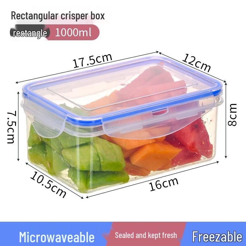 Rectangular Plastic Food Storage Container
