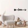 Stunning 1pc Love Metal Wall Art Decor! Fun Animal Decor for Home. Cupid's Arrow.living Room, Bathroom. Wall Decoration.