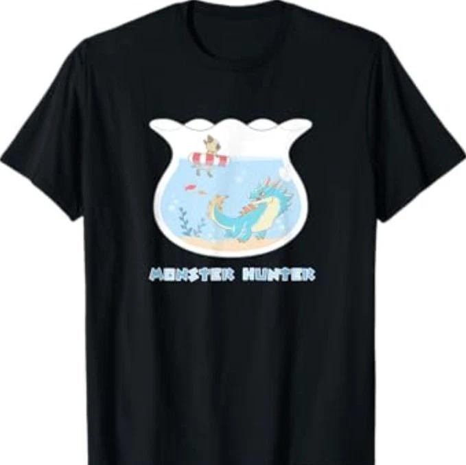 Monster Hunter Lagiacrus & Felyne FP T-Shirt 4XL