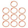 10Pcs Loose Leaf Binder Rings Book Hoops Metal Flash Card Book Binding Rings for Key Chain Index Card Scrapbooks Office Supplies
