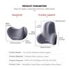 T28Emblems Car Headrest U-shaped Neck Pillow Lumbar Support Accessories For Volkswagen VW Scirocco Passat Polo B5 B6 B7 CC Tiguan S