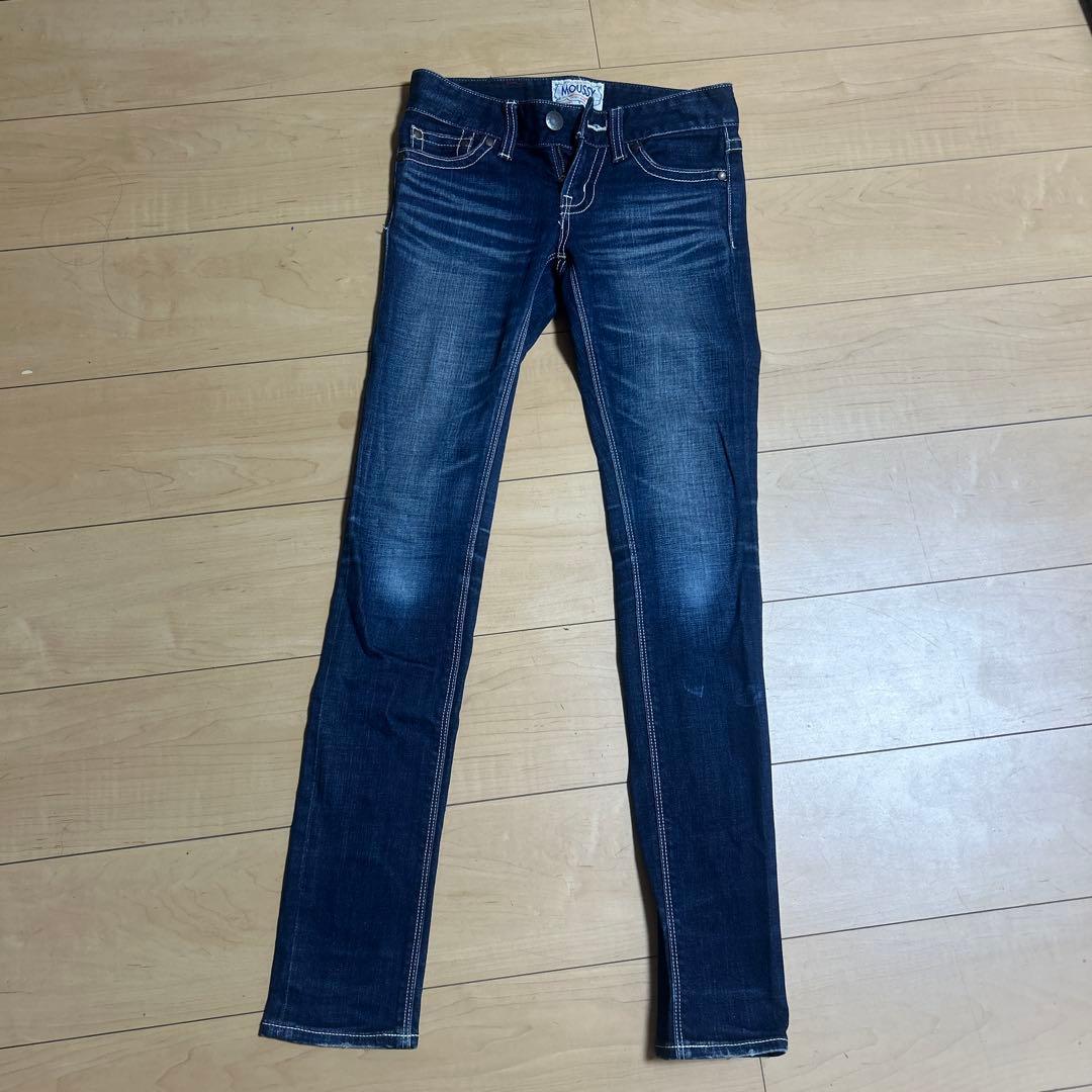 [Same-day shipping] MOUSSY skinny denim 23 inches