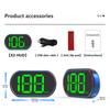 Car LED Digital Speed Gauge Head-Up Display Universal Vehicle Speed Measuring Tools Speedometer HUD Truck Safe Driving Assistant
