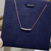 Custom 18K Rose Gold Lab Grown Diamond Pendant Necklace High Quality Luxury Fine Jewelry for Women for Wedding Parties