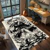Large Area Rugs Naruto Carpet for Gamer Room Bedroom Home Decor Washable Non Slip Floor Mat