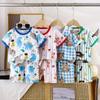 Set in Cotone a Maniche Corte per Bambini: Stile coreano estivo per ragazze e ragazzi