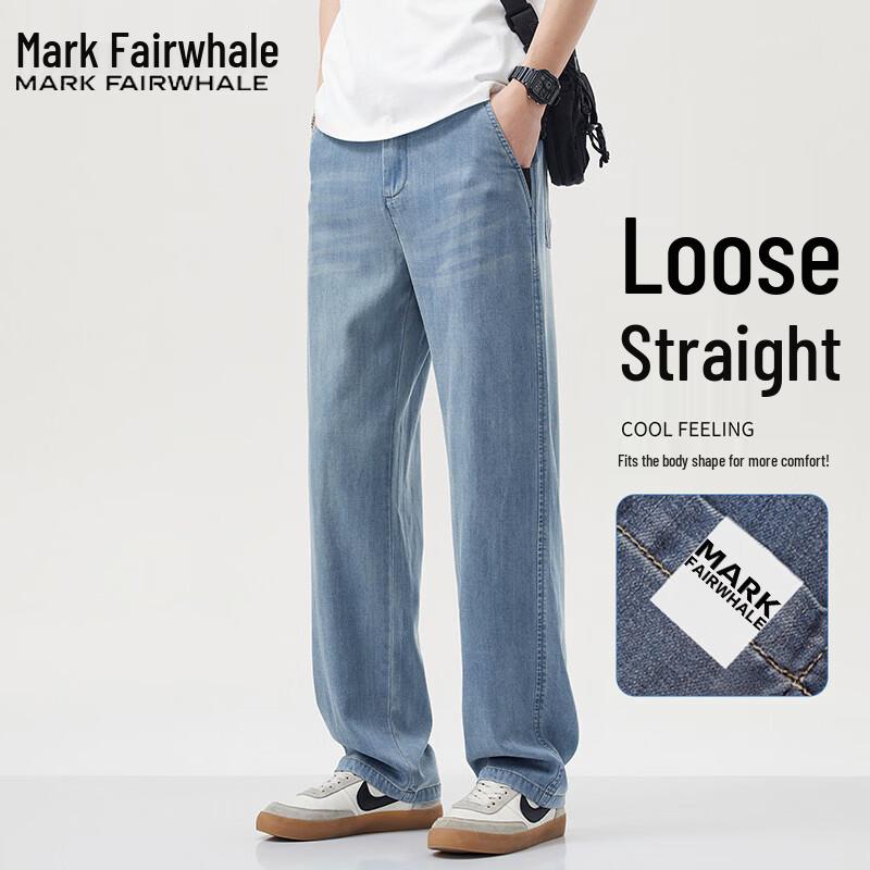 Mark Fairwhale Men's Loose Fit Straight Leg Jeans