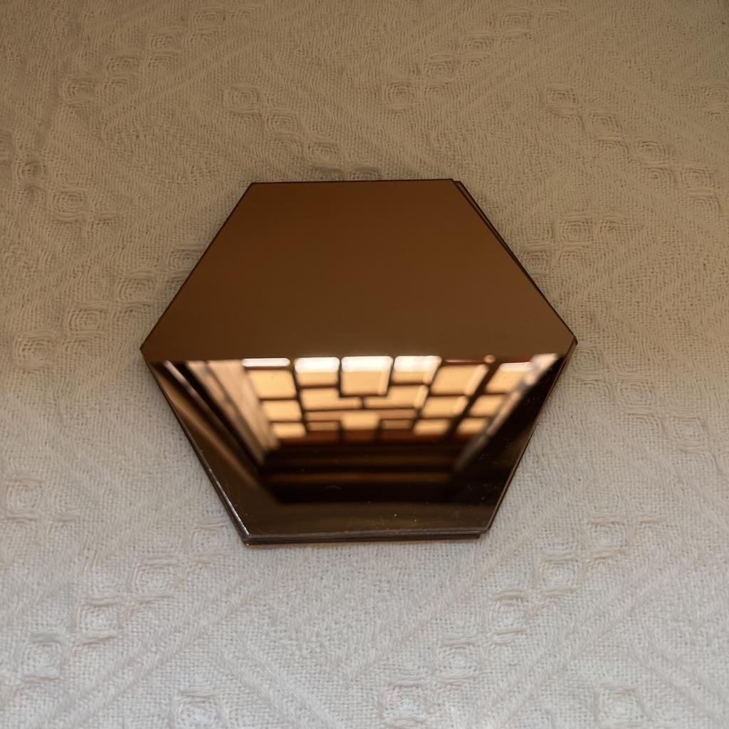 6p200mm Hexagon Mirror Wall Sticker Decal Home Decor DIY Big Acrylic Self-Adhesive Art Wall Mirrors Model Decoration 200mm Large
