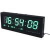 Large Modern LED Digital Wall Clock Date Temperature 24 Or 12 Hour Office