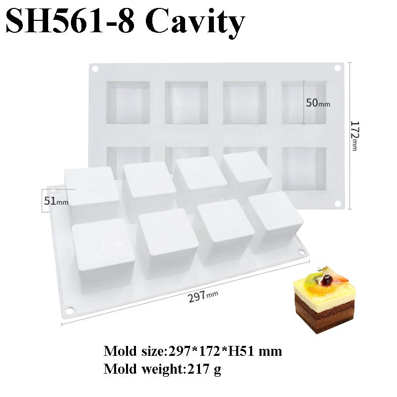 26 Opțiuni Disponibile Cilindric Oblat Cuboid Cub Mousse Desert Forme Silicon Unelte Decorare Tort Forme Ciocolată