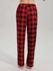 European and American Women's Plaid Print Casual Sleep Pants - Drawstring Loose Fit