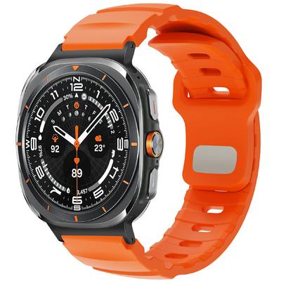 For Samsung Galaxy Watch Ultra 47mm Fluorubber Strap Adjustable Watch Band