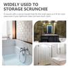 6 Inch Two Sided 3X Magnifying Wall Mounted Makeup Mirror Swivel Retractable Bathroom Mirror Extendable 360 Degree Rotation
