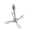 6KG Anchor Yacht Fittings Hot Dip Galvanized North American Hardware Fittings Marine Folding Anchor