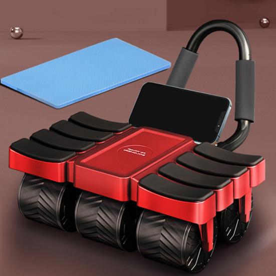 Abdominal Roller Wheel with Automatic Rebound Elbow Support Men Women Core Workout