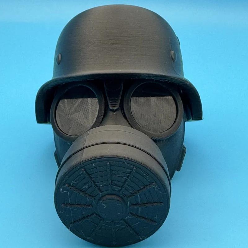 Накладка на фаркоп в форме волка Геометрическая скульптура головы волка 3D расписанная миниатюрная статуэтка Модель Декор Рождественская шляпа Противогаз