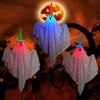 Halloween Glow Ghost hangende decoraties set van 3 griezelige geesten voor buiten- en binnenfeesten