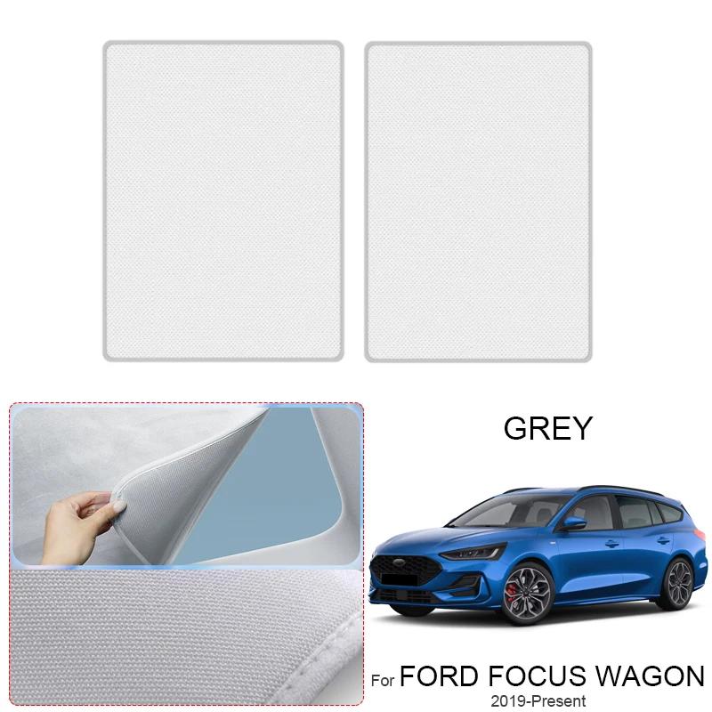 Car Suede Fabric Electrostatic Adsorption Sunroof Sunshade For Ford FOCUS Hatchback WAGON 2019-2026 Anti-UV Insulation Skylight