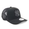 New Era 9FORTY AFrame Strap Mesh Cap 15355865 NER37C4073 NY New Era Mesh ONSPOTZ SIDE PATCH UNDER New York FREE Trucker/Cloth Black. Cap, 9FORTY, MLB,