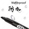 1-50Pcs Waterproof Oil-based Marker Pen Quick Dry Black Blue Red Ink Permanent for Metal Glass Stationery Art School Supply