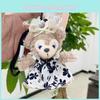 Adorable Duffy Bear Plush Pendant Lovely Sherry Rose Doll Backpack Charm Birthday Gift