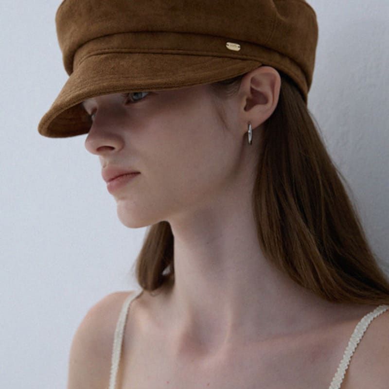 Marchen Suede Sailors Cap_2color