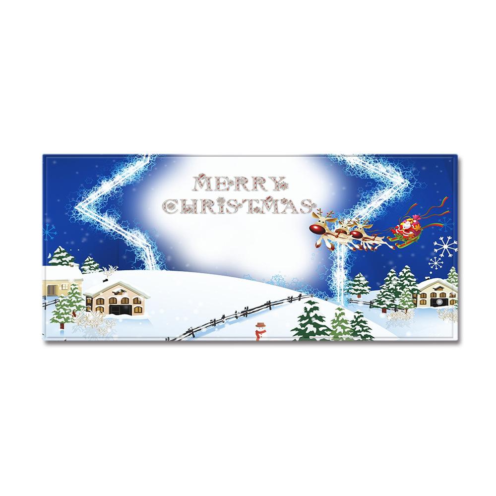 Christmas Kitchen Sand Carpet Doormat Long Floor Mat