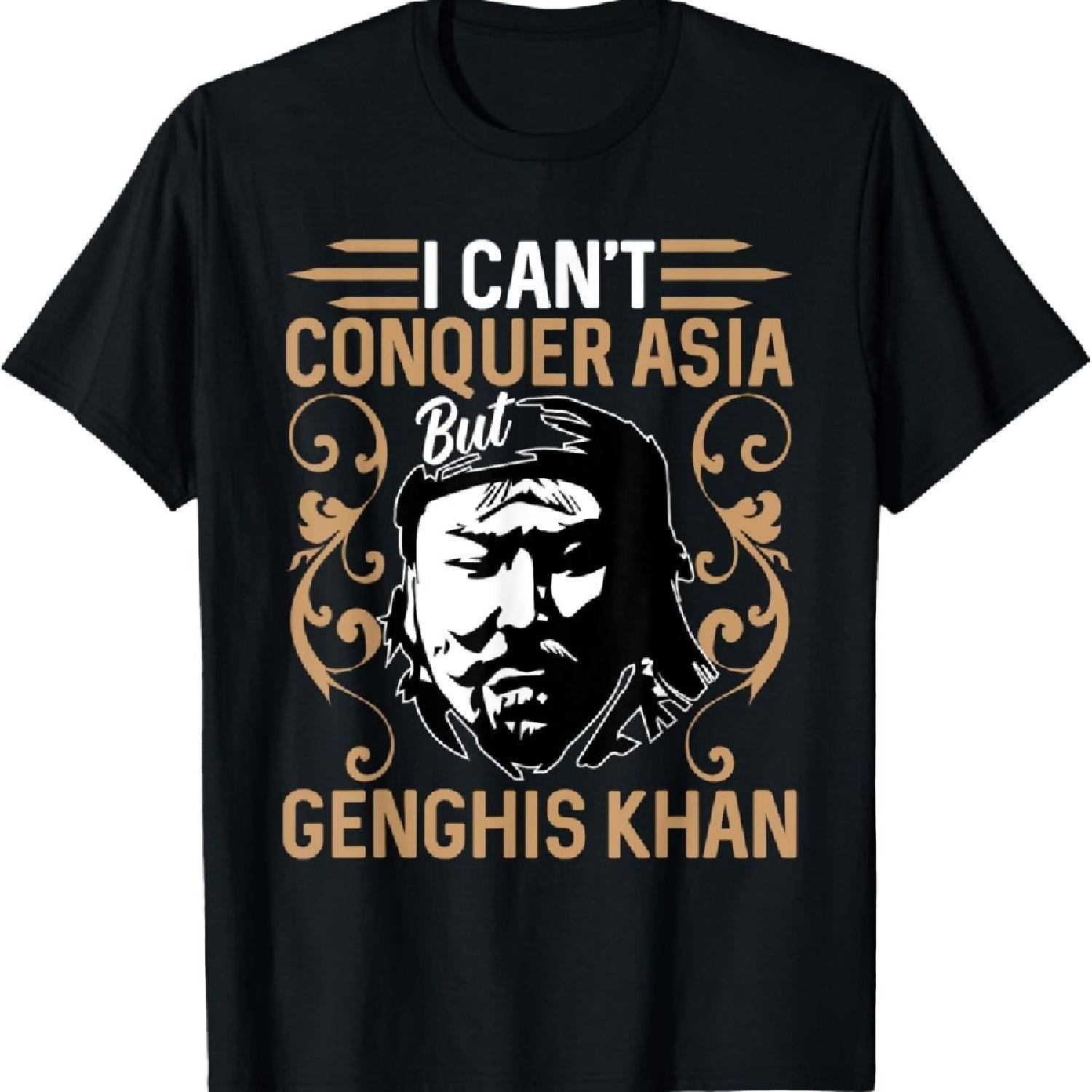

General History Design Genghis Khan T-Shirt XXL чорний