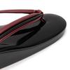 Zori Pearl Enamel Urethane Sole Japanese Shoe [KYOETSU] Japanese-made Women's Sandals, Finish, (01. Black, Size, Adult, Alphabet, M)