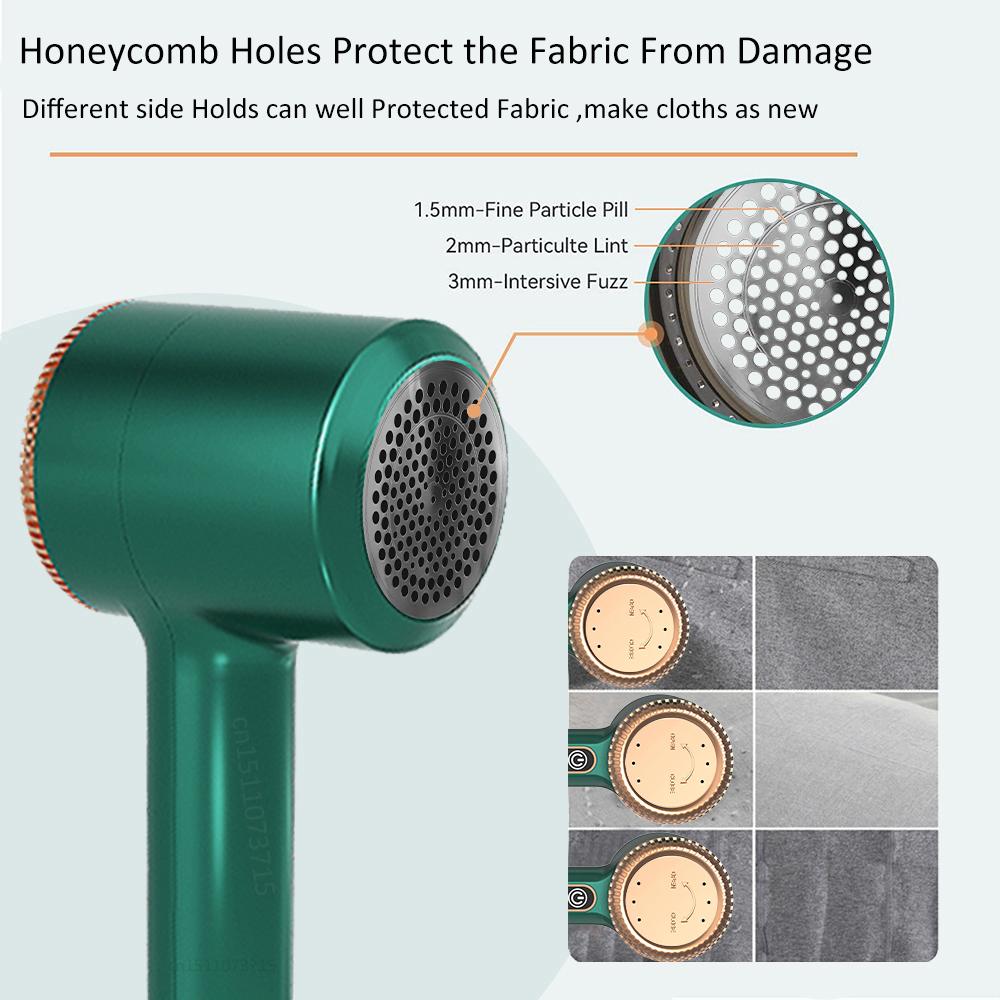 Lint Remover For Clothing LED Digital Electric Pellet Fluff Remover USB Rechargeable Fuzz Fabric Shaver Sweater Fabric Shaver