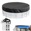 Round Pool Cover Inground Solar Covers For Above Ground Pools Heavy Duty Tear-Resistant Summer Pool Protector Accessories