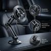 Car Phone Holder Metal Magnetic Foldable Adhesive Car Dashboard - Navigation Support