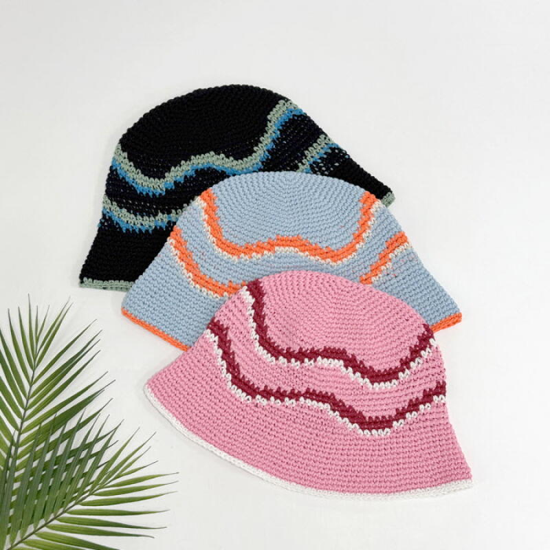 Women's Bucket Hat Wave Contrast Hat