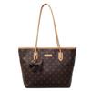 Women's Large Capacity Retro Floral Tote Bag - Luxury, Versatile Shoulder & Crossbody Style