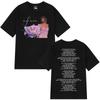 Singer Die Ayliva Tour 2025 Double-sided Print T Shirts Men Women Harajuku Casual Short Sleeve T-Shirt Aesthetic Cotton TShirts
