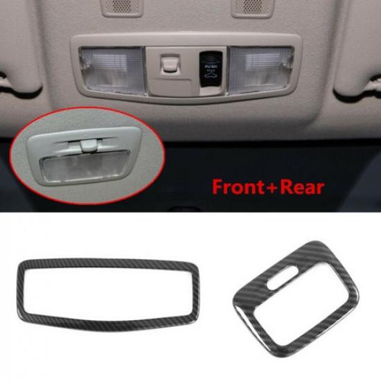 Carbon Fiber Reading Lamp Cover Trim For Mitsubishi Outlander Sport 2016-2024