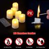Wiederaufladbare LED-Kerzen Timer Fernbedienung LED-Licht Flammellos Für Hochzeit Raum Garten Feiertagsbeleuchtung Heimdeko Teelichtlampe