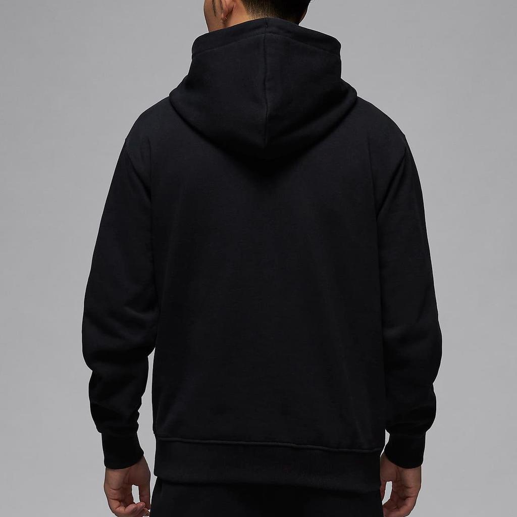 Jordan Flight Fleece FW24 Solid Color Fashion Hoodie Long Sleeve Sweatshirt Men Tops Black FV7248-010