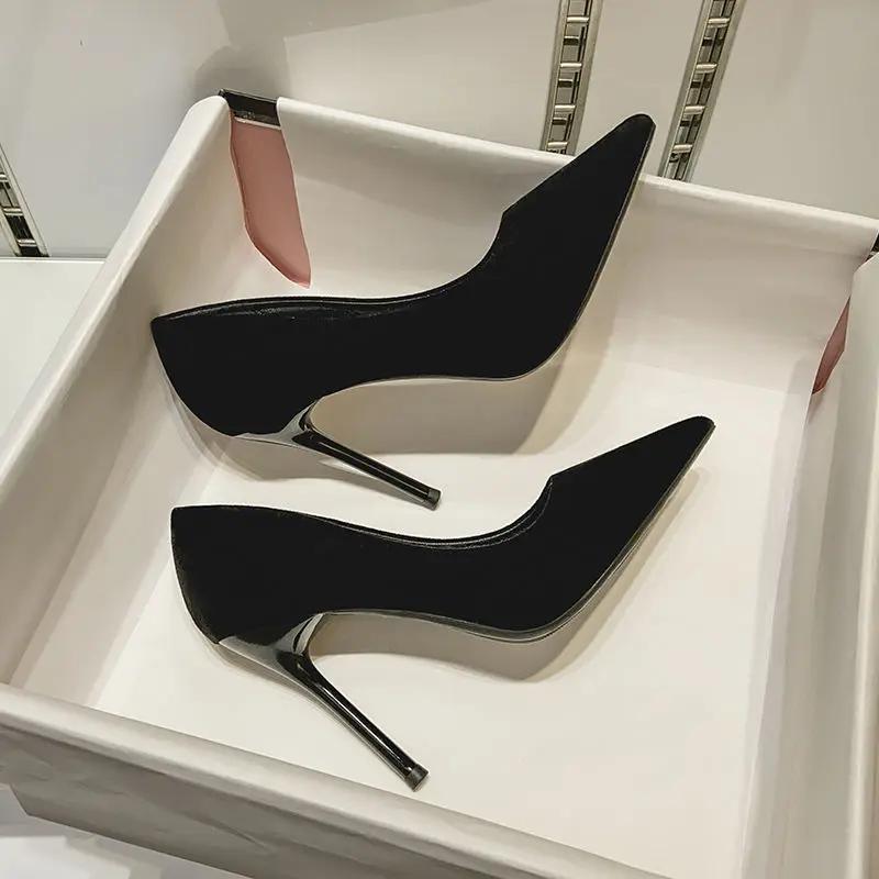 Ladies Pumps Pointed Toe Stilito Women's Shoes Non Slip On Sale Wholesale Promotion Hot And Low Price Korean Style Luxury Brand