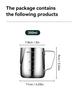Milk Frothing Jug Espresso Coffee Cup With Scale Thickened Stainless Steel Milk Pitcher For Latte Art Coffee Accessorie