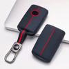 Silicone Key Fob Cover Compatible with Mazda 3 6 CX3 CX5 CX9 MX5 Miata Smart Key with 3 Buttons Lock Unlock and Hold Panic Function Soft Protective